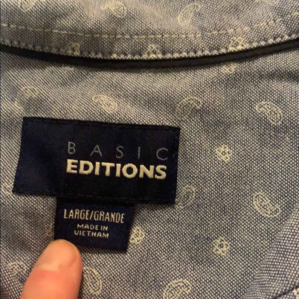 Basic Editions Button Up - Picture 3 of 3